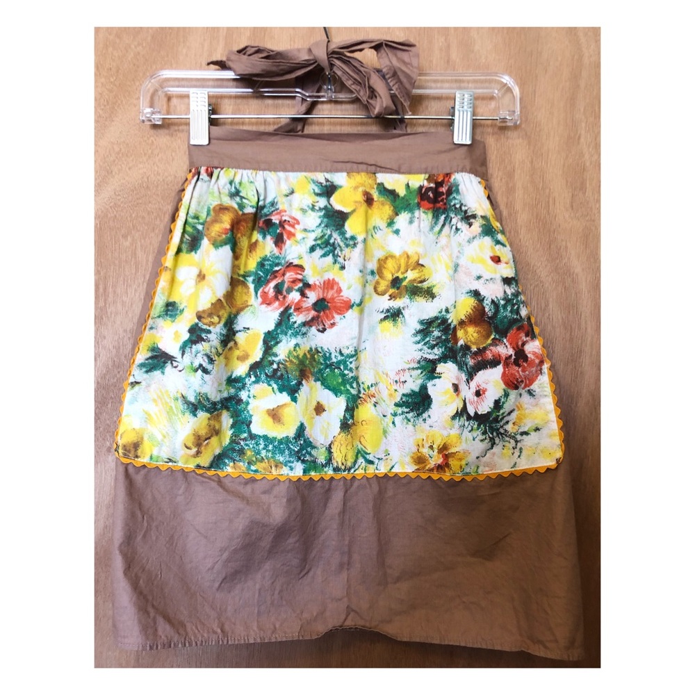 Vintage Handmade Floral Apron